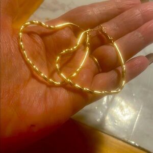 Elegant Gold Hoop Earrings